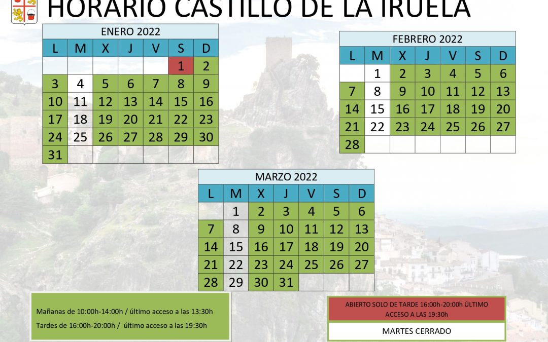 Horario del Castillo de La Iruela